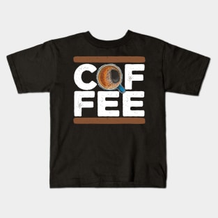 Coffee Drinks Kids T-Shirt